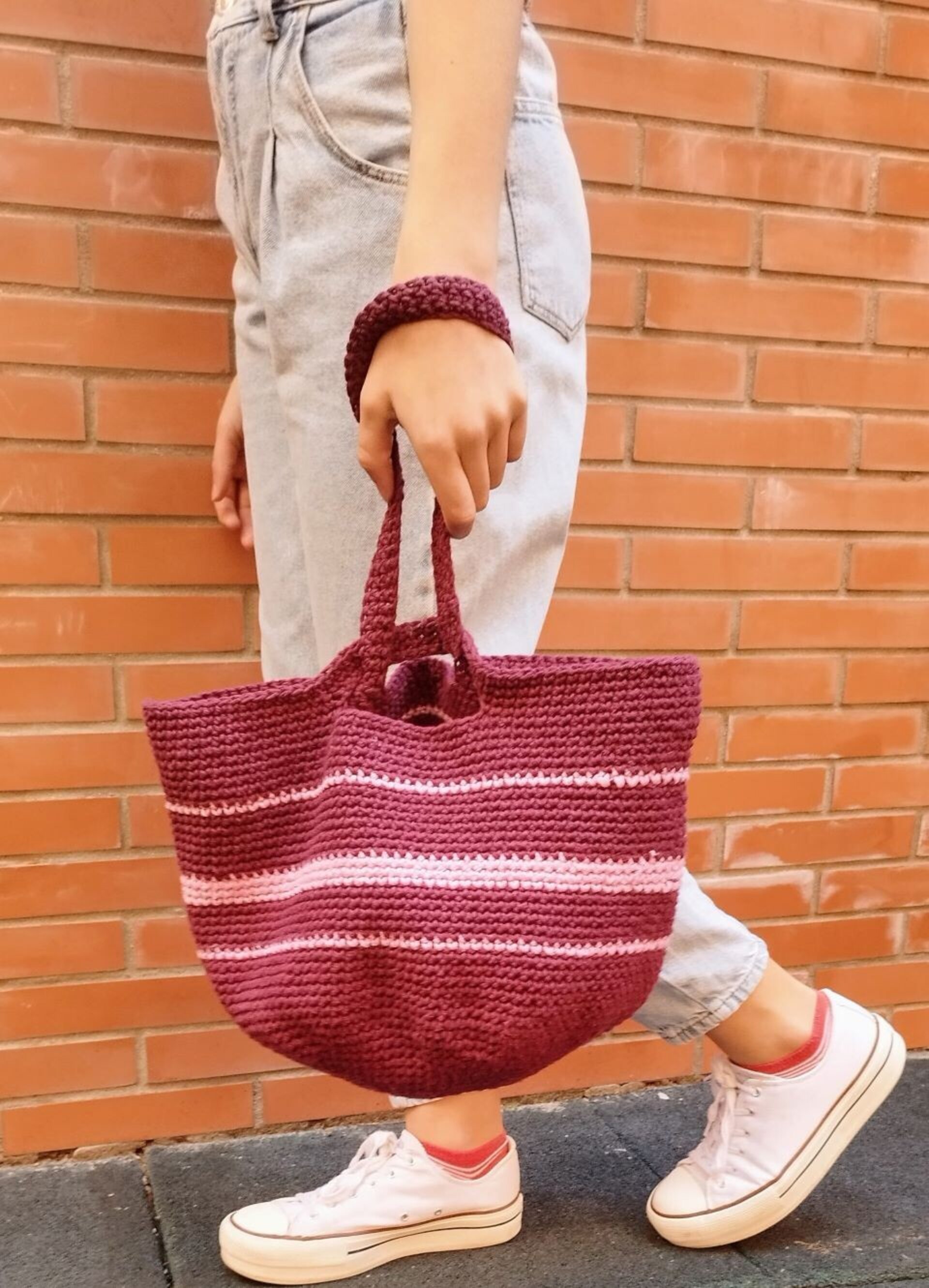 Bolso Japo granate - 2