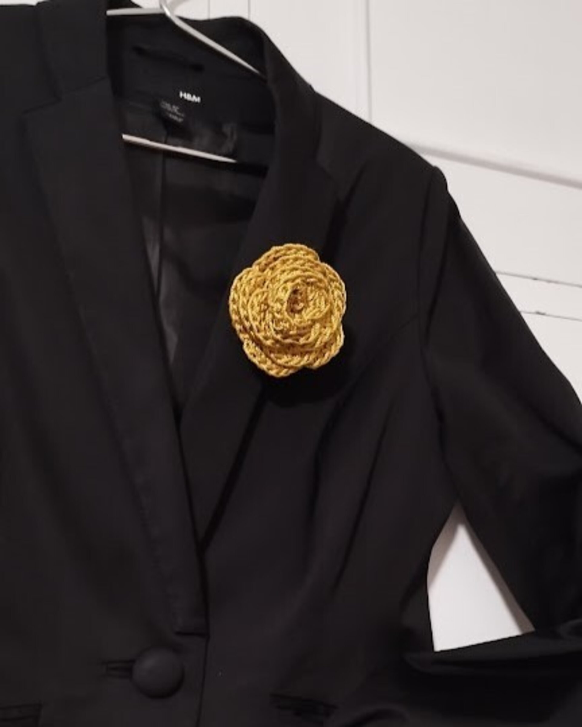 Collar/broche Camelia - 11